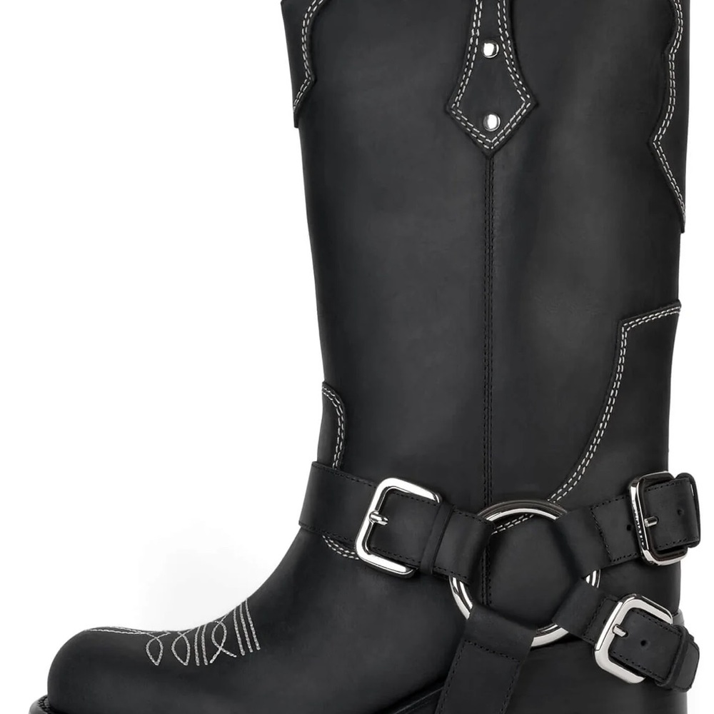 jeffrey campbell x fp x understated leather motoboy boots